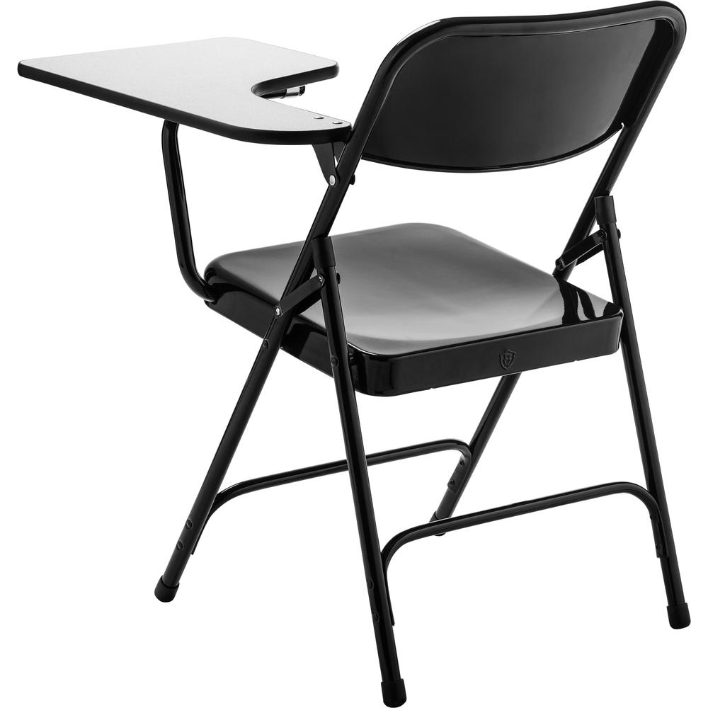 NPS® 5200 Series Tablet Arm Folding Chair, Left Arm, Black (Pack of 2) - National Public Seating