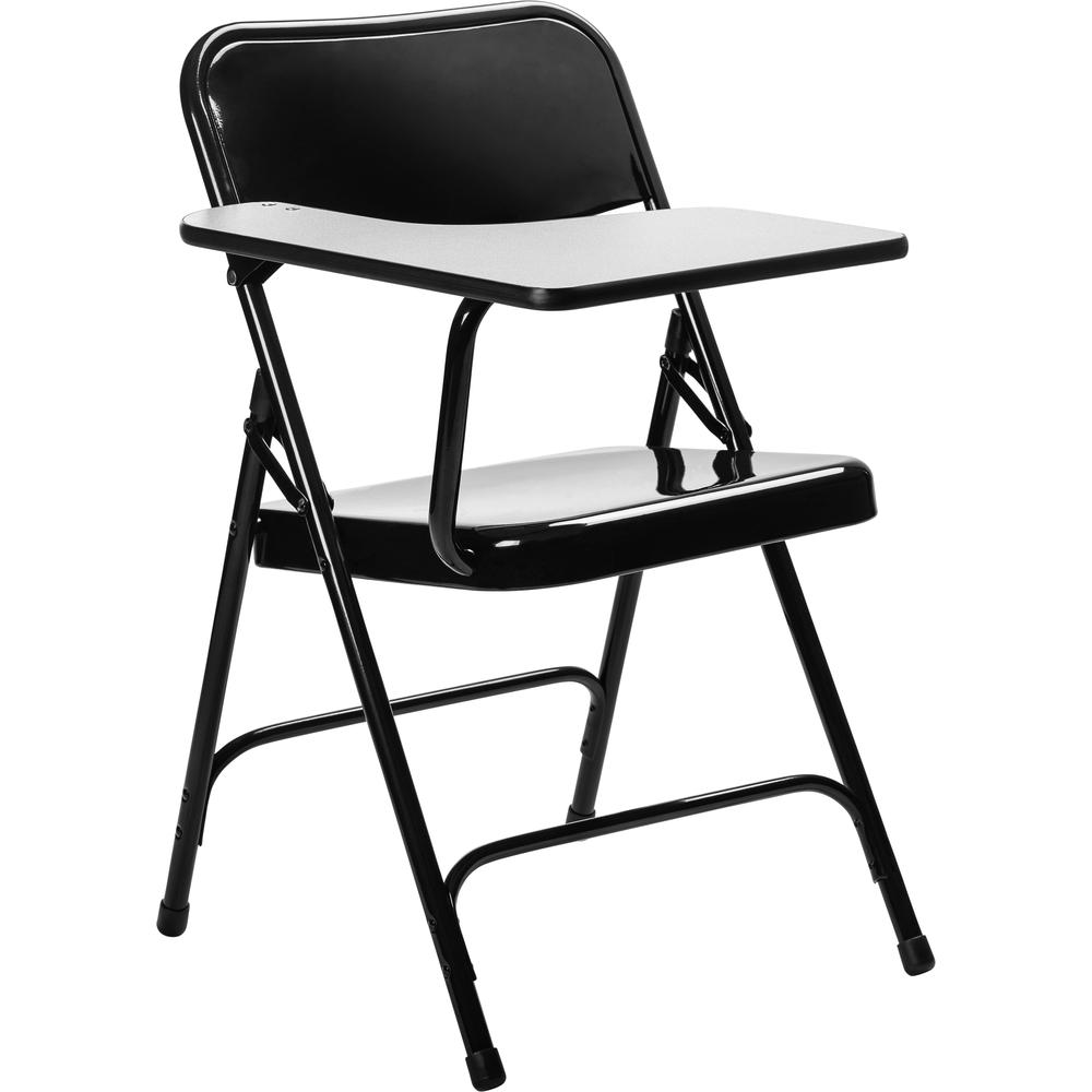 NPS® 5200 Series Tablet Arm Folding Chair, Right Arm, Black (Pack of 2) - National Public Seating