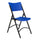 NPS® 600 Series Heavy Duty Plastic Folding Chair, Blue (Pack of 4) - National Public Seating