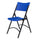 NPS® 600 Series Heavy Duty Plastic Folding Chair, Blue (Pack of 4) - National Public Seating