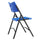 NPS® 600 Series Heavy Duty Plastic Folding Chair, Blue (Pack of 4) - National Public Seating