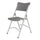 NPS® 600 Series Heavy Duty Plastic Folding Chair, Charcoal Slate (Pack of 4) - National Public Seating