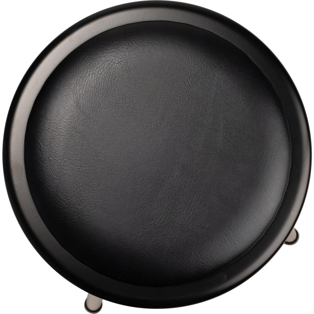 NPS® 24'' Heavy Duty Vinyl Padded Steel Stool, Black - National Public Seating