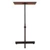 Oklahoma Sound® Portable Presentation Lectern Stand, Mahogany