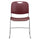 NPS® 8500 Series Ultra-Compact Plastic Stack Chair, Wine - National Public Seating