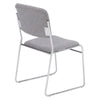 NPS® 8600 Series Fabric Padded Signature Stack Chair, Classic Grey - National Public Seating