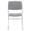 NPS® 8600 Series Fabric Padded Signature Stack Chair, Classic Grey - National Public Seating