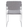 NPS® 8600 Series Fabric Padded Signature Stack Chair, Classic Grey - National Public Seating