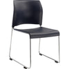 NPS® Cafetorium Plastic Stack Chair, Navy - National Public Seating