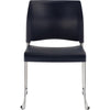 NPS® Cafetorium Plastic Stack Chair, Navy - National Public Seating