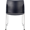 NPS® Cafetorium Plastic Stack Chair, Navy - National Public Seating
