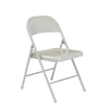 Commercialine® All-Steel Folding Chair, Grey (Pack of 4)