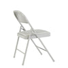 Commercialine® Vinyl Padded Steel Folding Chair, Grey (Pack of 4)