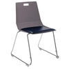 NPS® LūvraFlex Chair - Poly Back/Padded Seat -Multi - National Public Seating