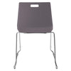 NPS® LūvraFlex Chair - Poly Back/Padded Seat -Multi - National Public Seating