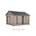 Sunjoy Universal Replacement Netting Tube and Netting For 11x13 Henson Pitched Roof Hard Top Gazebo - Golden Bull Marketing