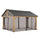 Sunjoy Universal Replacement Netting Tube and Netting For 11x13 Henson Pitched Roof Hard Top Gazebo - Golden Bull Marketing