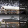 Newville 10.1 ft. x 21.6 ft. FSC Wood Carport with Privacy Wall - Sunjoy