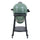 Sunjoy 20IN Egg-shaped Grill with Pizza Plate, Green