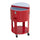60 Quart Rolling Ice Chest Cooler Cart, Portable Patio Party Bar - Sunjoy