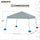 Floating Pool Canopy Pop Up Gazebo Canopy, Steel-Aluminum Frame Floating Tent - Sunjoy