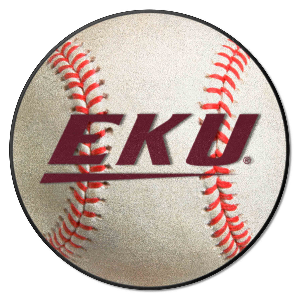 Fanmats - Eastern Kentucky University Baseball Mat 27'' diameter