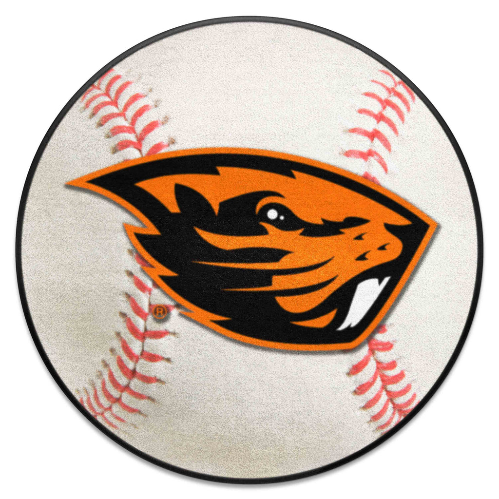 Fanmats - Oregon State University Baseball Mat 27'' diameter