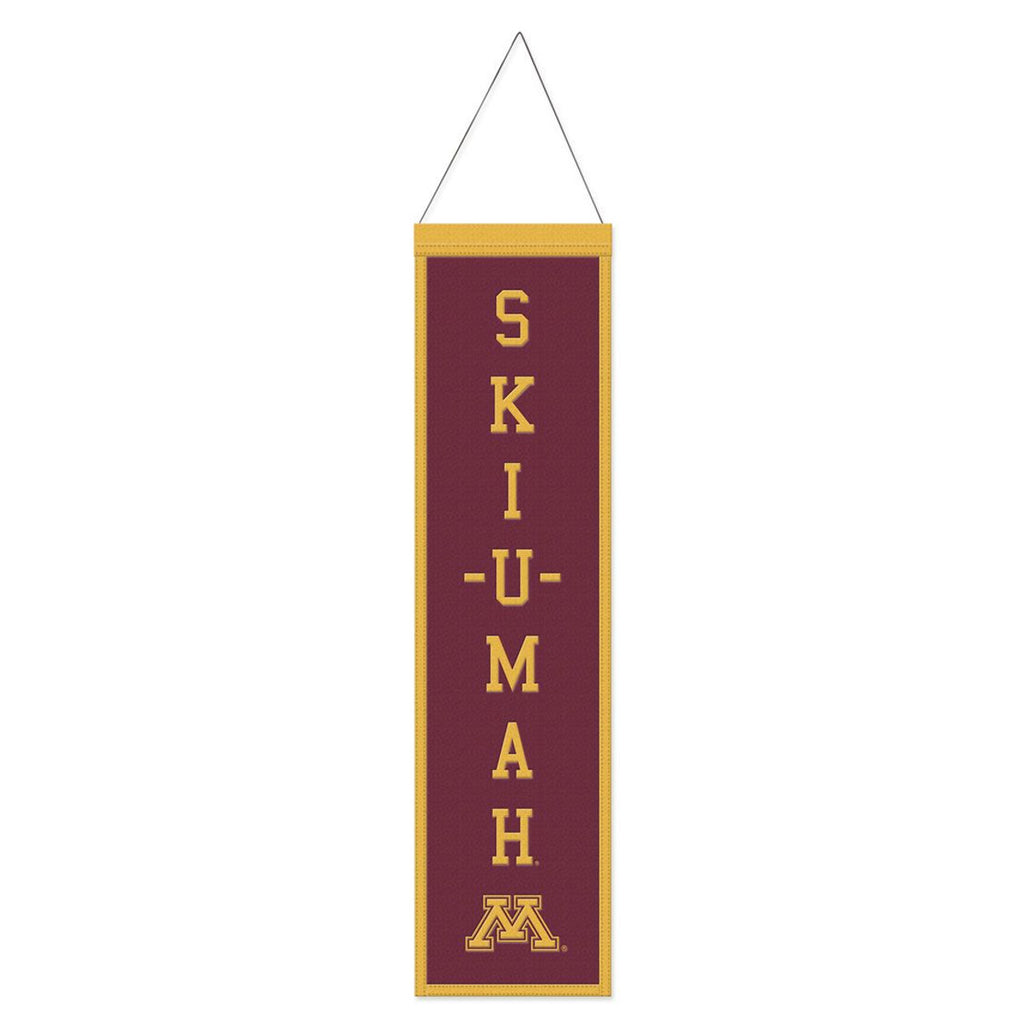 Minnesota Golden Gophers Banner Wool 8x32 Heritage Slogan Design - Special Order - Wincraft Fanatics