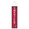 Louisville Cardinals Banner Wool 8x32 Heritage Slogan Design - Special Order - Wincraft Fanatics