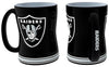 Las Vegas Raiders Coffee Mug 14oz Sculpted Relief Team Color - Logo Brands