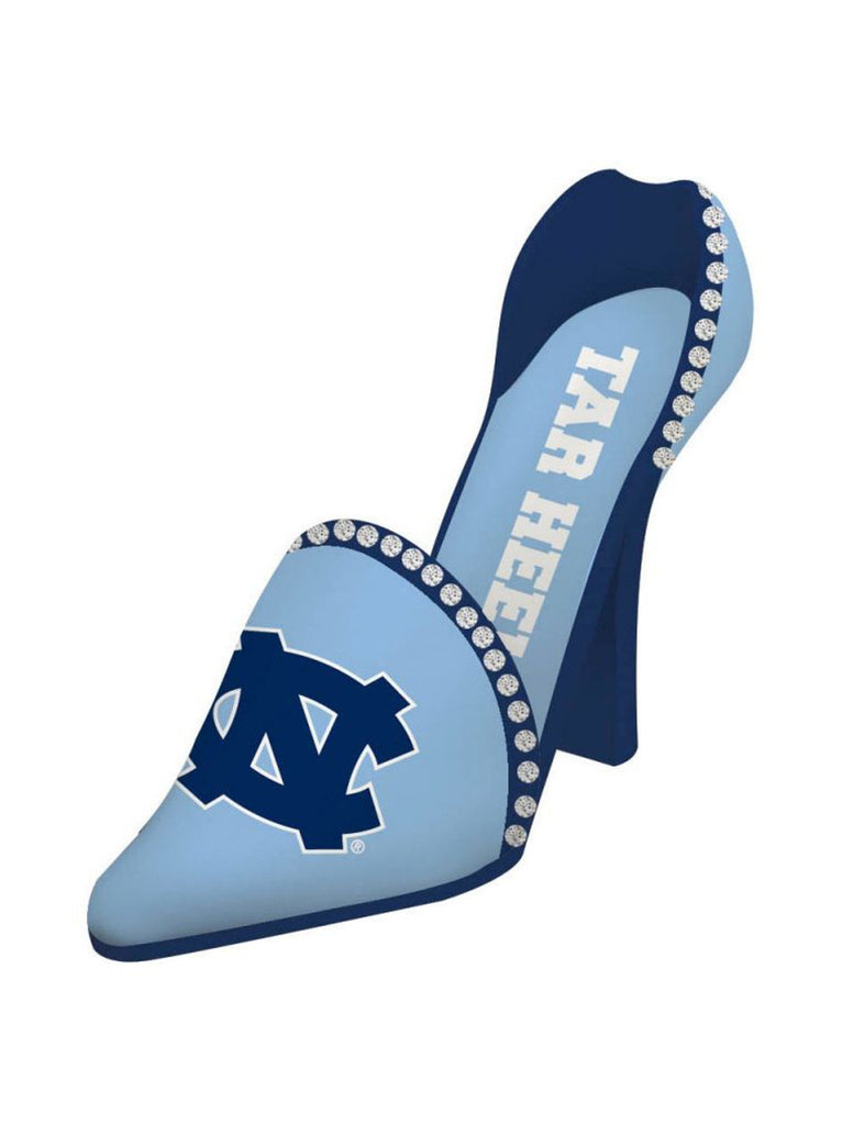 North Carolina Tar Heels Decorative Wine Bottle Holder - Shoe - EVERGREEN