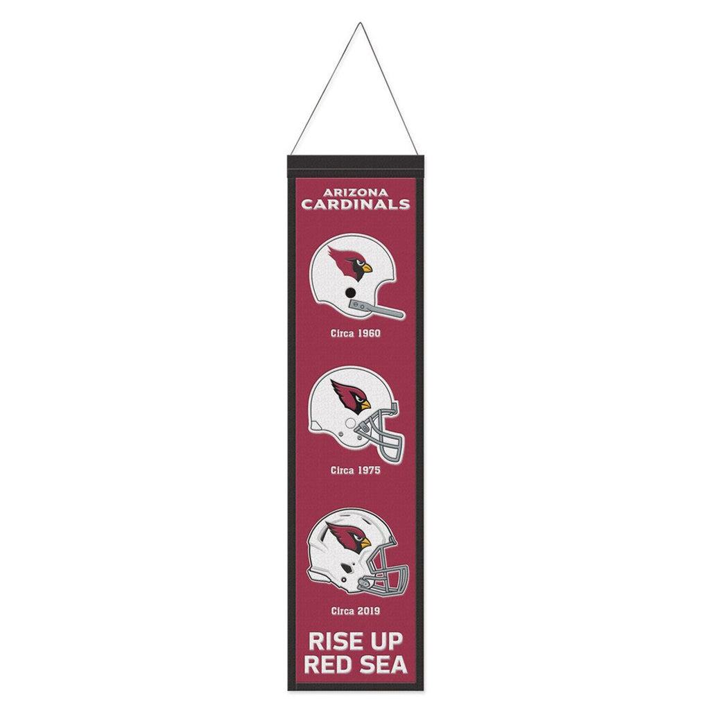 Arizona Cardinals Banner Wool 8x32 Heritage Evolution Design - Wincraft Fanatics