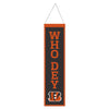 Cincinnati Bengals Banner Wool 8x32 Heritage Slogan Design - Special Order - Wincraft Fanatics