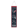 Houston Texans Banner Wool 8x32 Heritage Evolution Design - Wincraft Fanatics