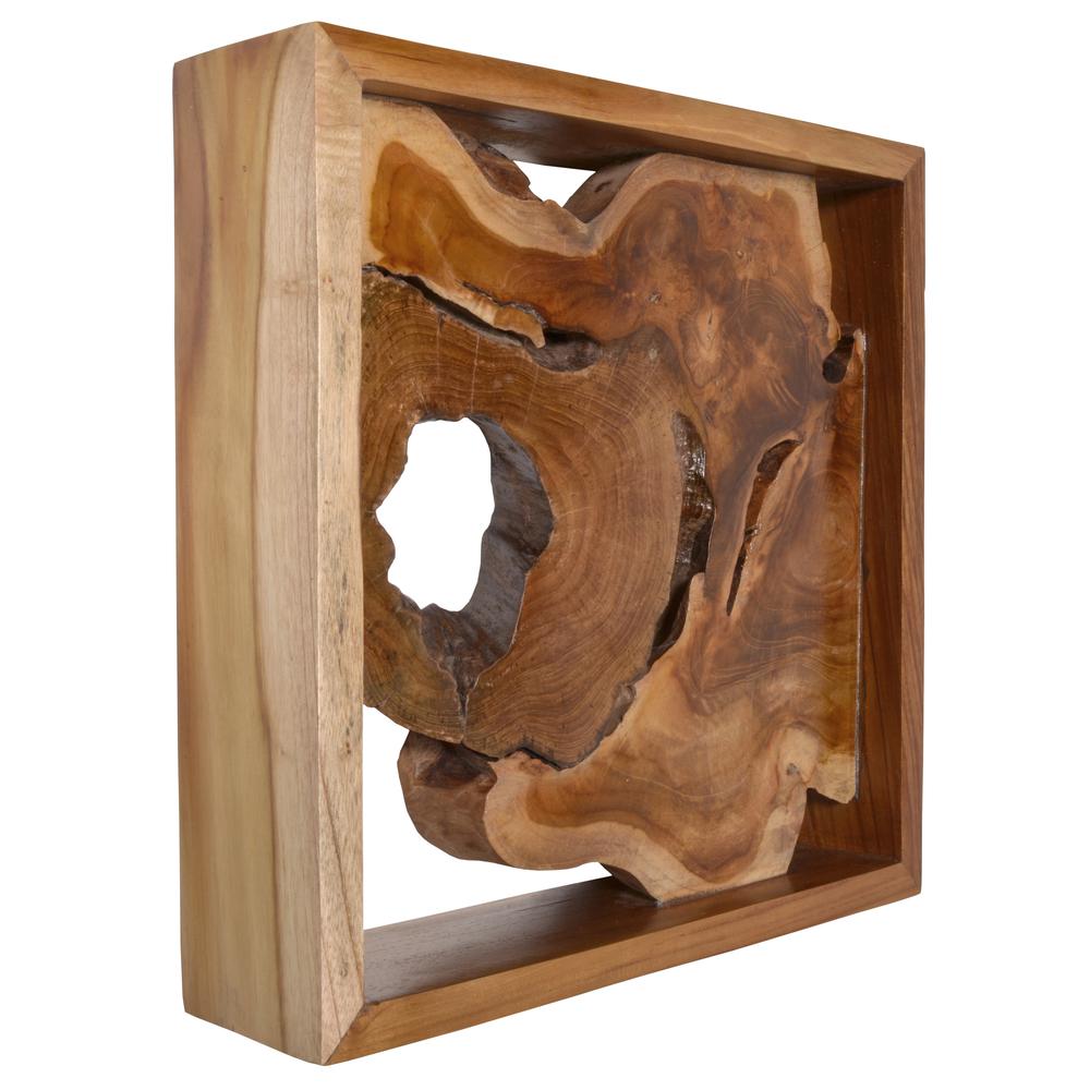 Exotic Teak Framed Wall Decor - AFD