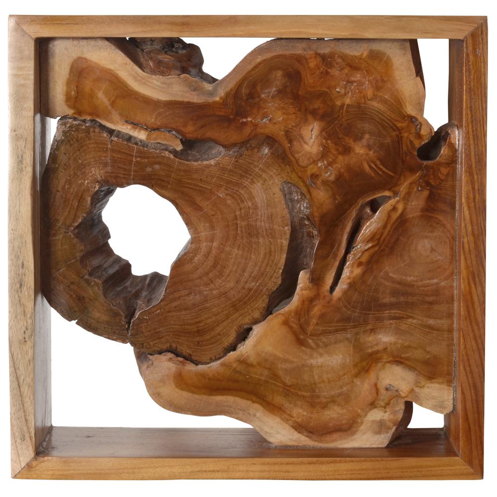 Exotic Teak Framed Wall Decor - AFD