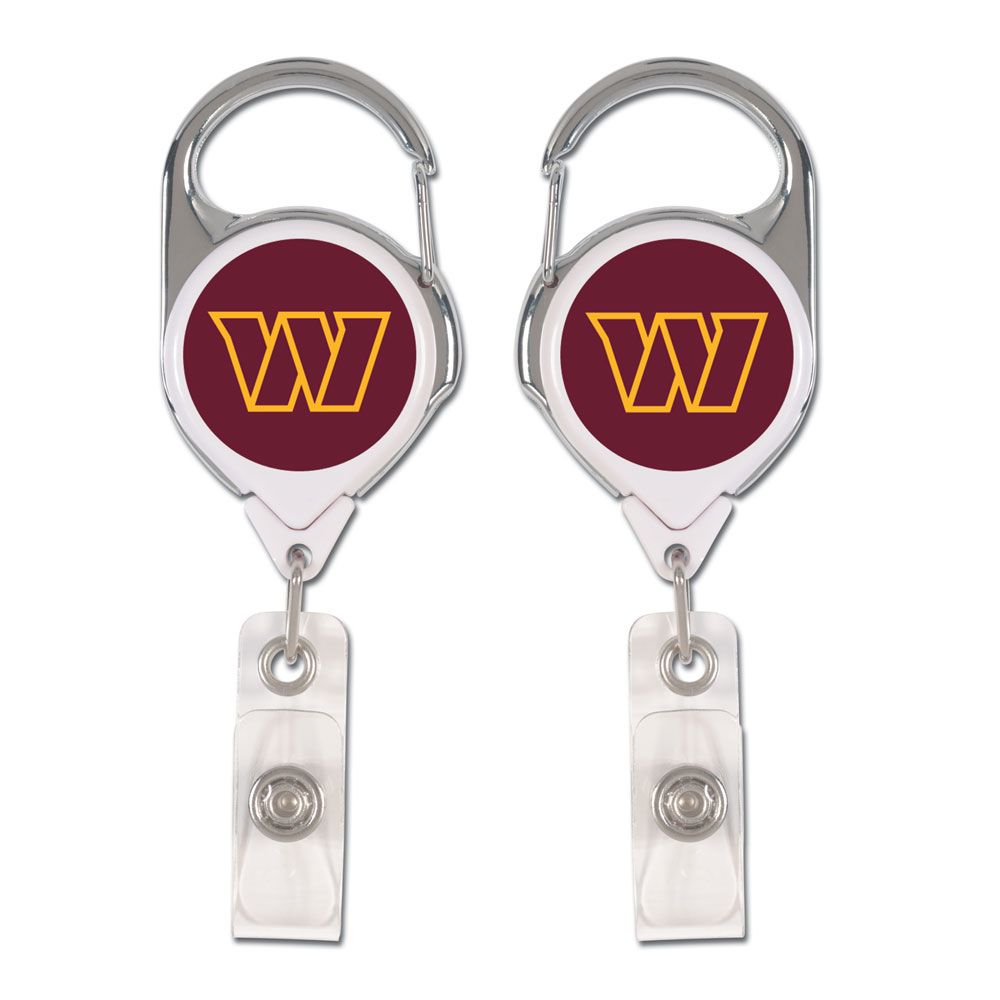 Washington Commanders Badge Holder Premium Retractable - WinCraft