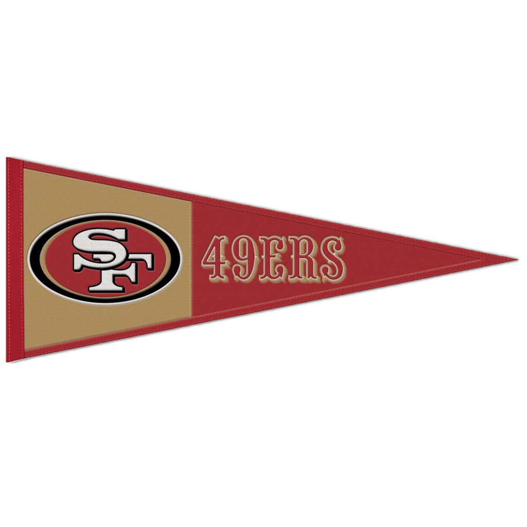 San Francisco 49ers Pennant Wool 13x32 - WinCraft