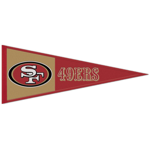 San Francisco 49ers Pennant Wool 13x32 - WinCraft