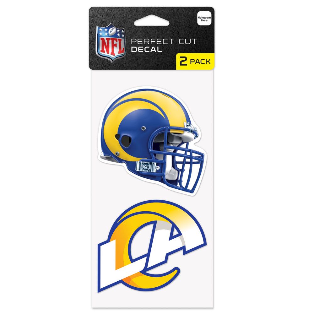Los Angeles Rams Set of 2 Die Cut Decals - 0.25