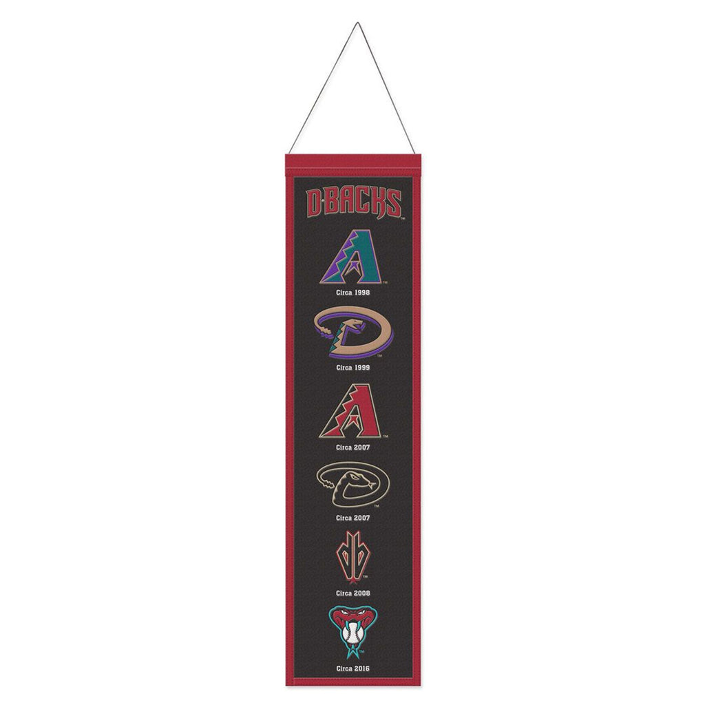 Arizona Diamondbacks Banner Wool 8x32 Heritage Evolution Design - Wincraft Fanatics