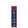 Atlanta Braves Banner Wool 8x32 Heritage Evolution Design - Wincraft Fanatics