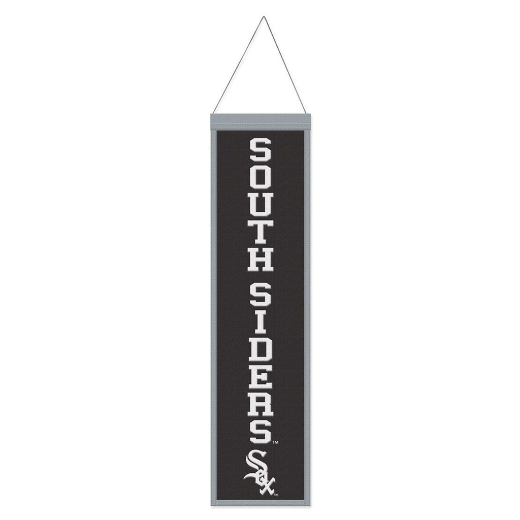 Chicago White Sox Banner Wool 8x32 Heritage Slogan Design - Special Order - Wincraft Fanatics