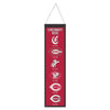 Cincinnati Reds Banner Wool 8x32 Heritage Evolution Design - Wincraft Fanatics