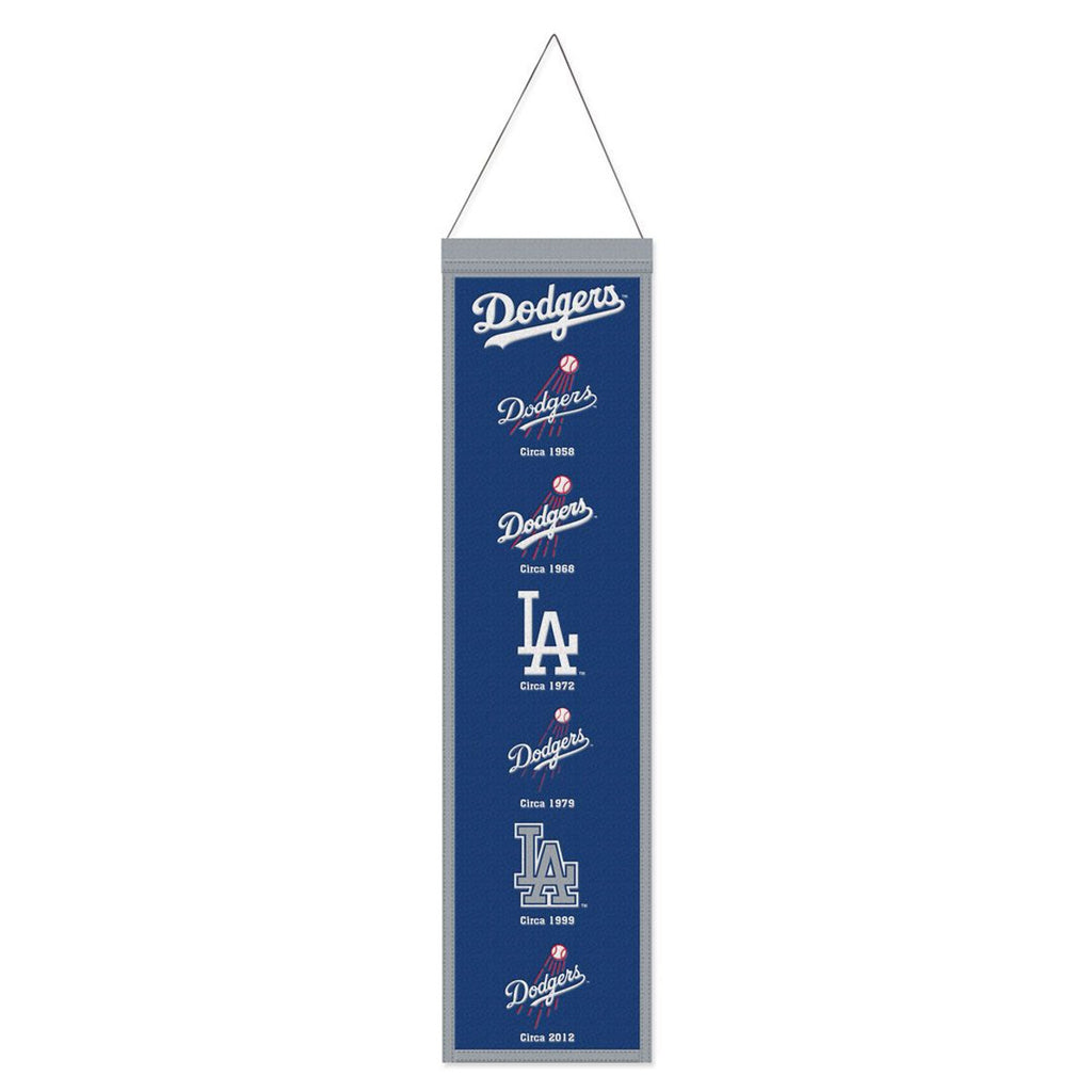 Los Angeles Dodgers Banner Wool 8x32 Heritage Evolution Design - Wincraft Fanatics