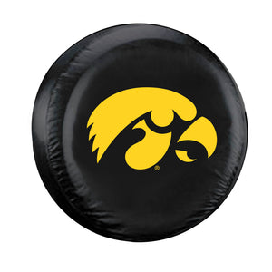 Iowa Hawkeyes Tire Cover Standard Size Black - Fremont Die