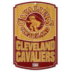 Cleveland Cavaliers Sign 11x17 Wood Hardwoods Design -