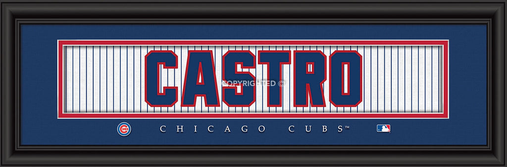 Chicago Cubs Print 8x24 Signature Style Starlin Castro - Prints Charming