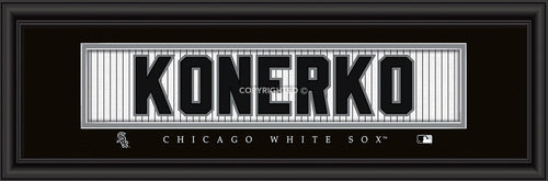 Chicago White Sox Paul Konerko Print - Signature 8''x24'' - Prints Charming