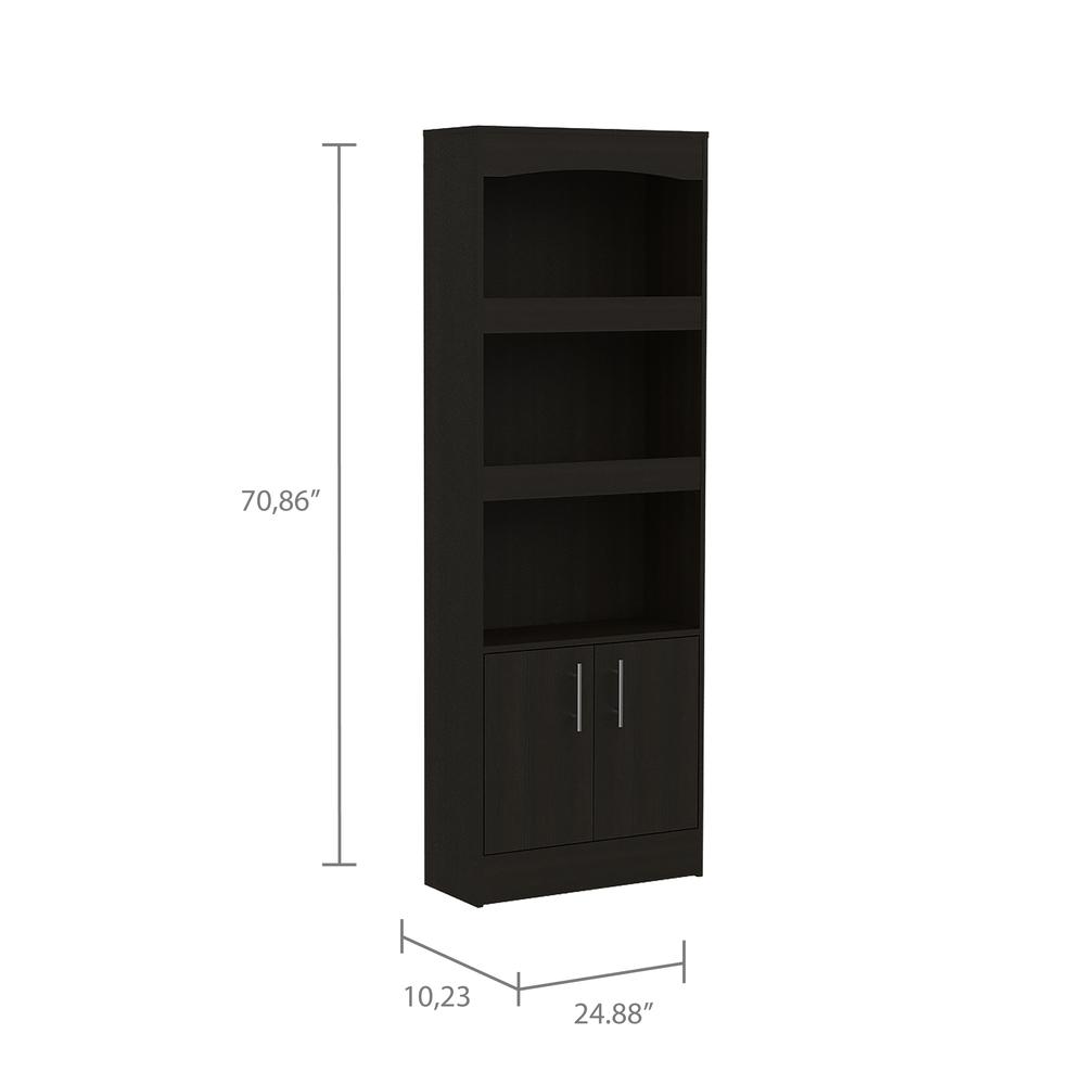 Dozza Bookcase Black Wengue - Depot E-Shop